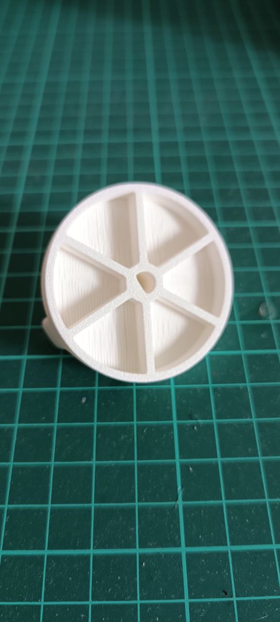 Stove knob, with arrow, 6mm D shaft
