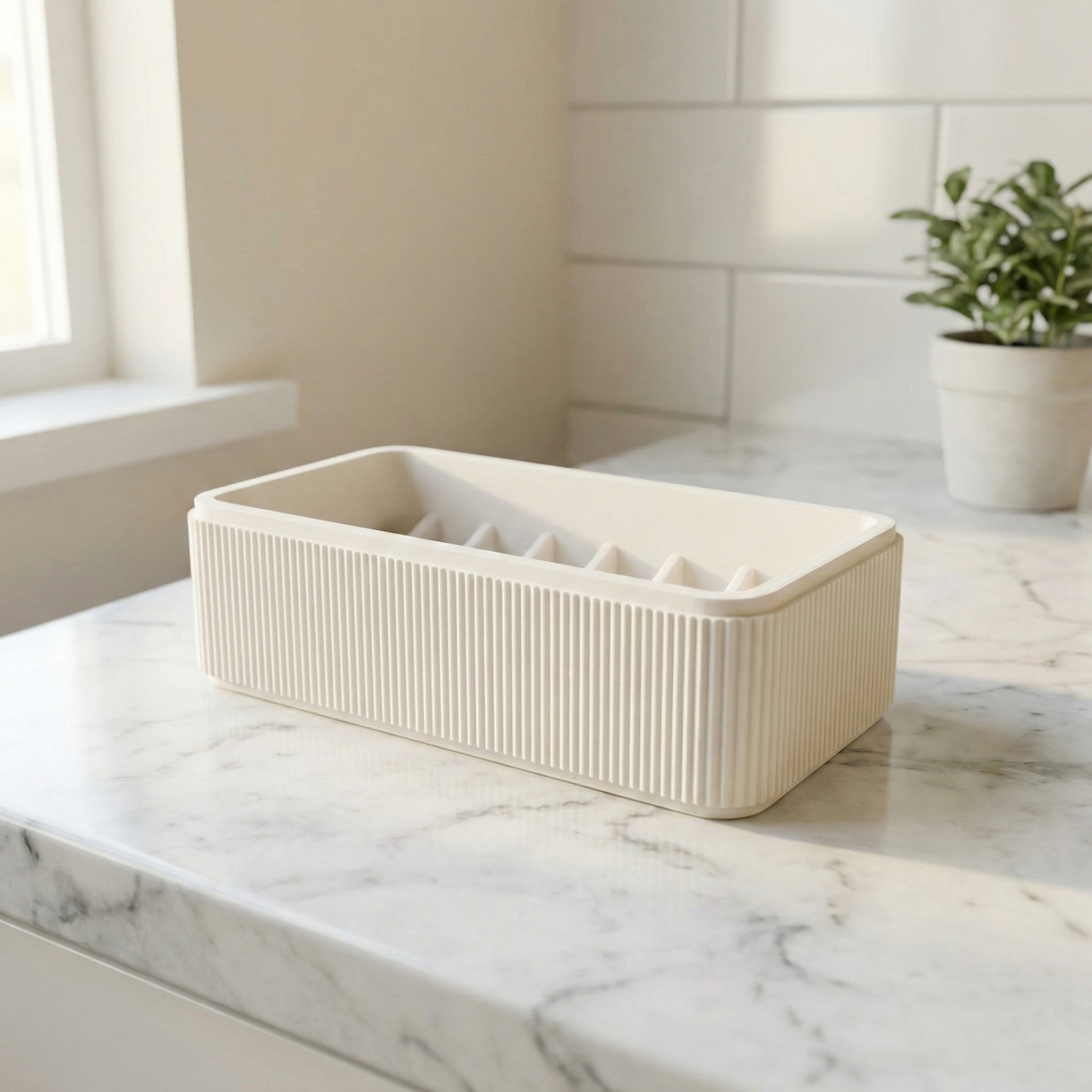 WaveFlow Soap Dish Organizer