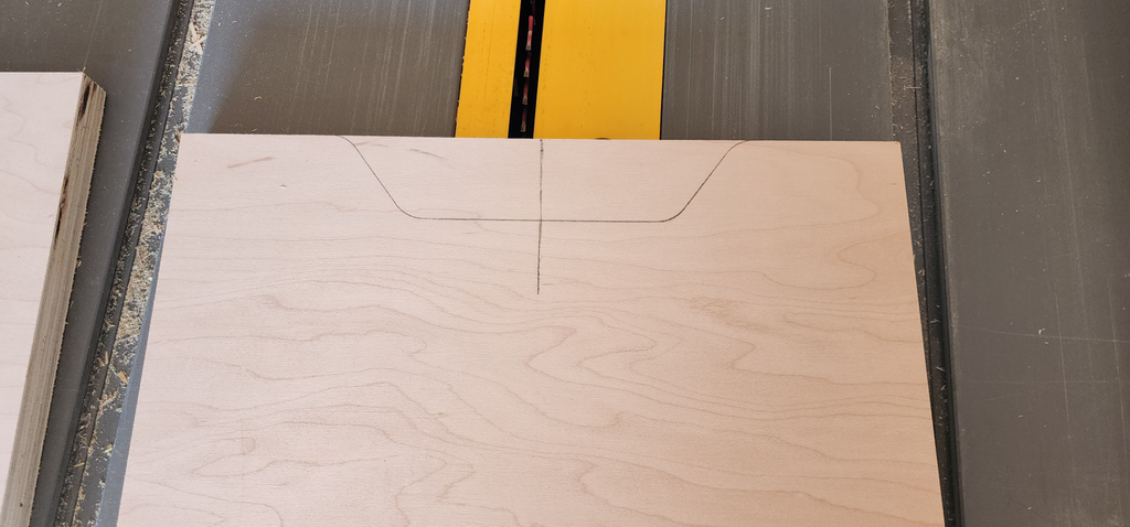 Parameterized Router Template - drawer pull cutout