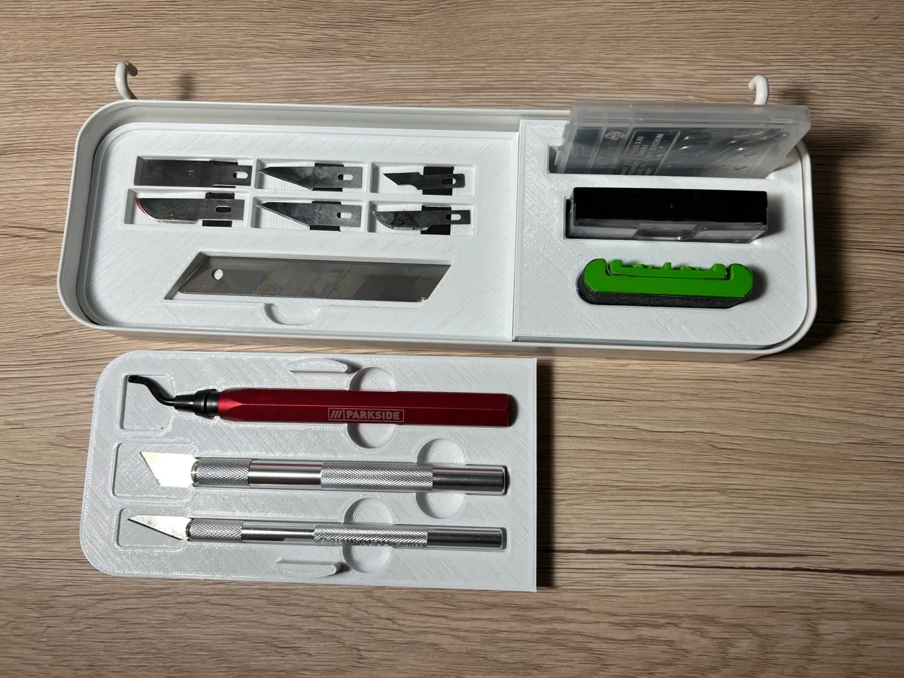 Ikea Skadis finishing tools stackable insert
