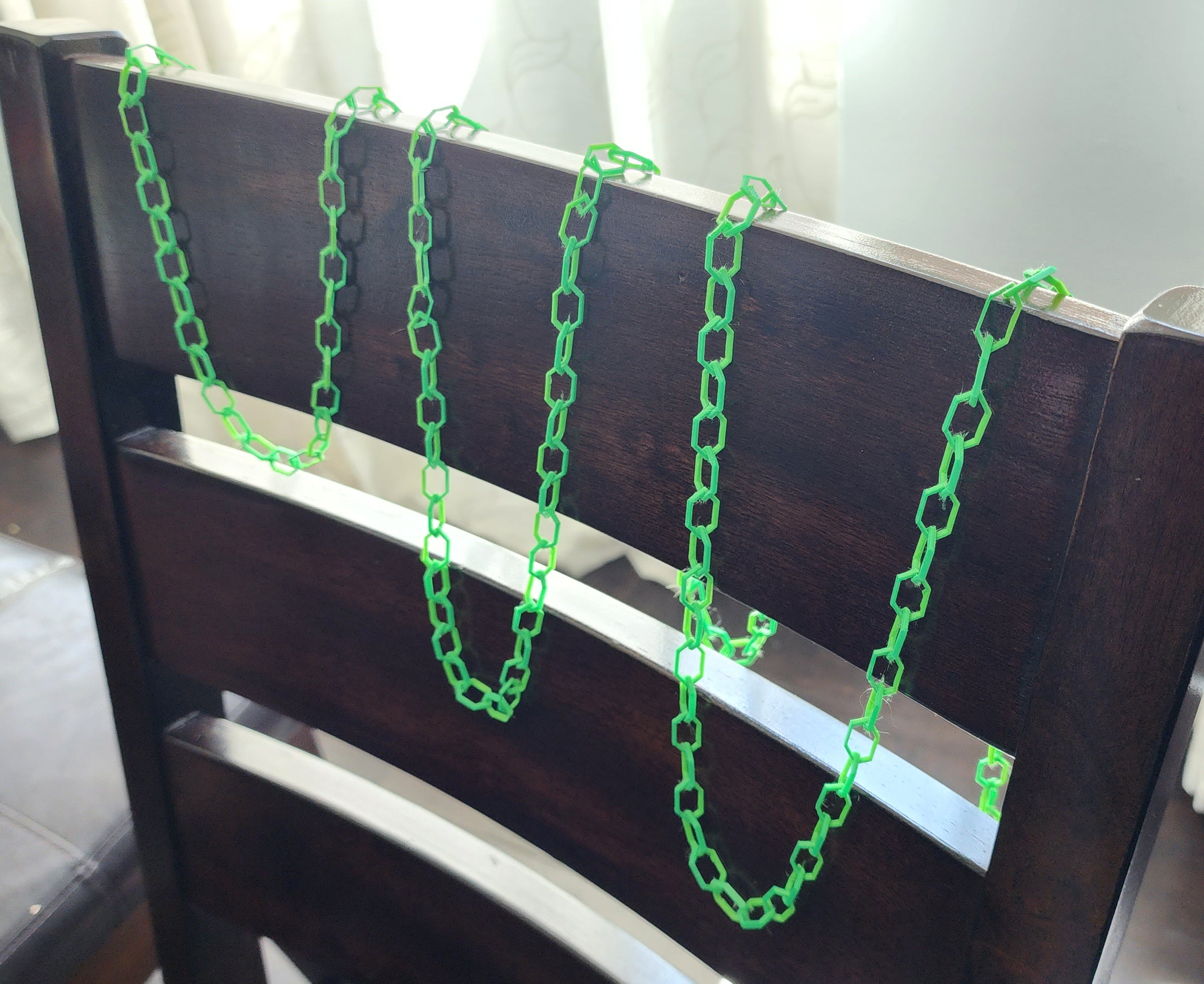 236cm/7'9" Long Hex Chain for MINI - Print in place