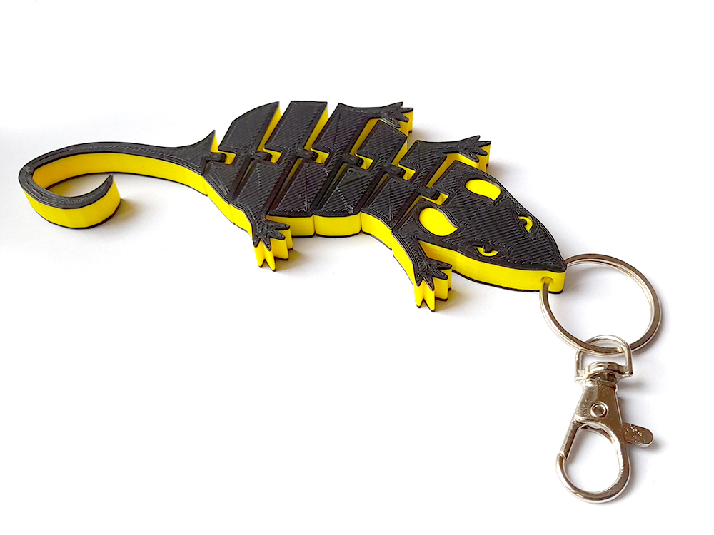 Flexi Rat Keychain