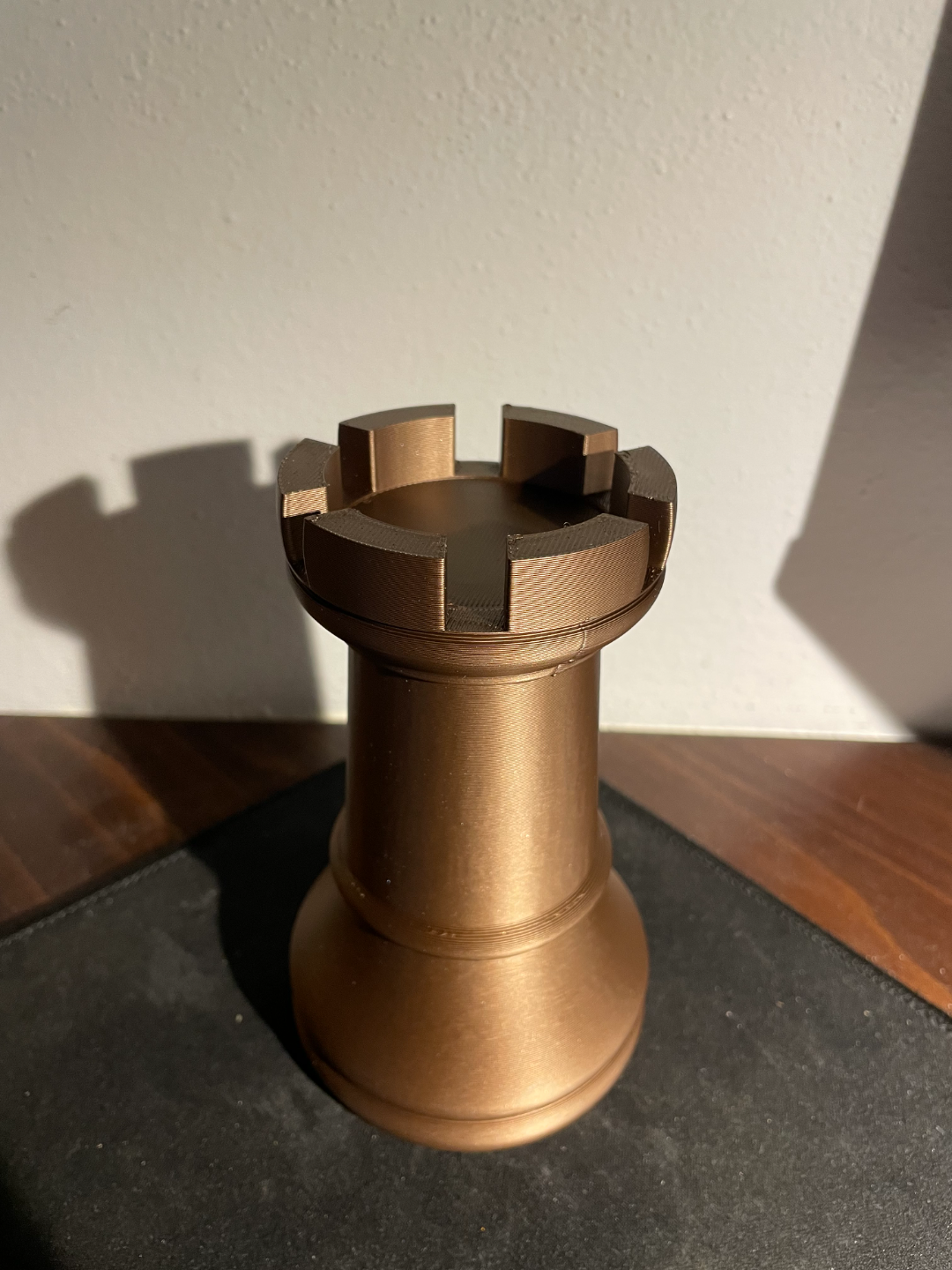 Chess pieces and box
