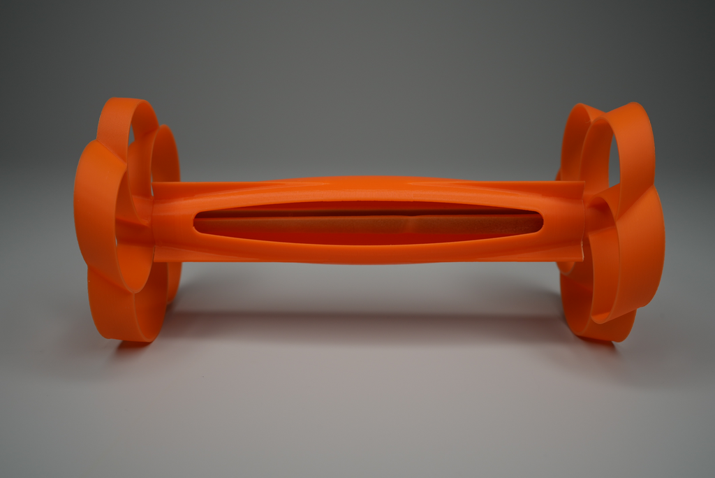 Underwater Torpedo with Toroidal Propellers and Rubber Band Motor