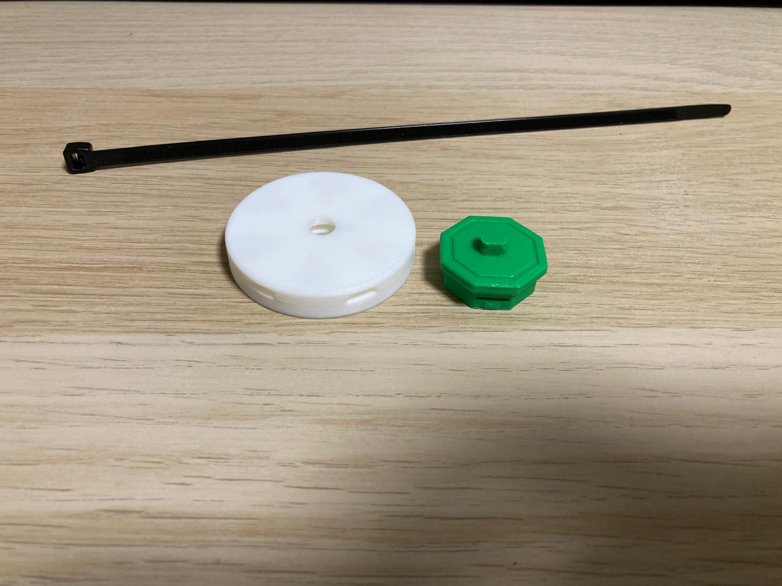 Multiboard underware zip-tie holder
