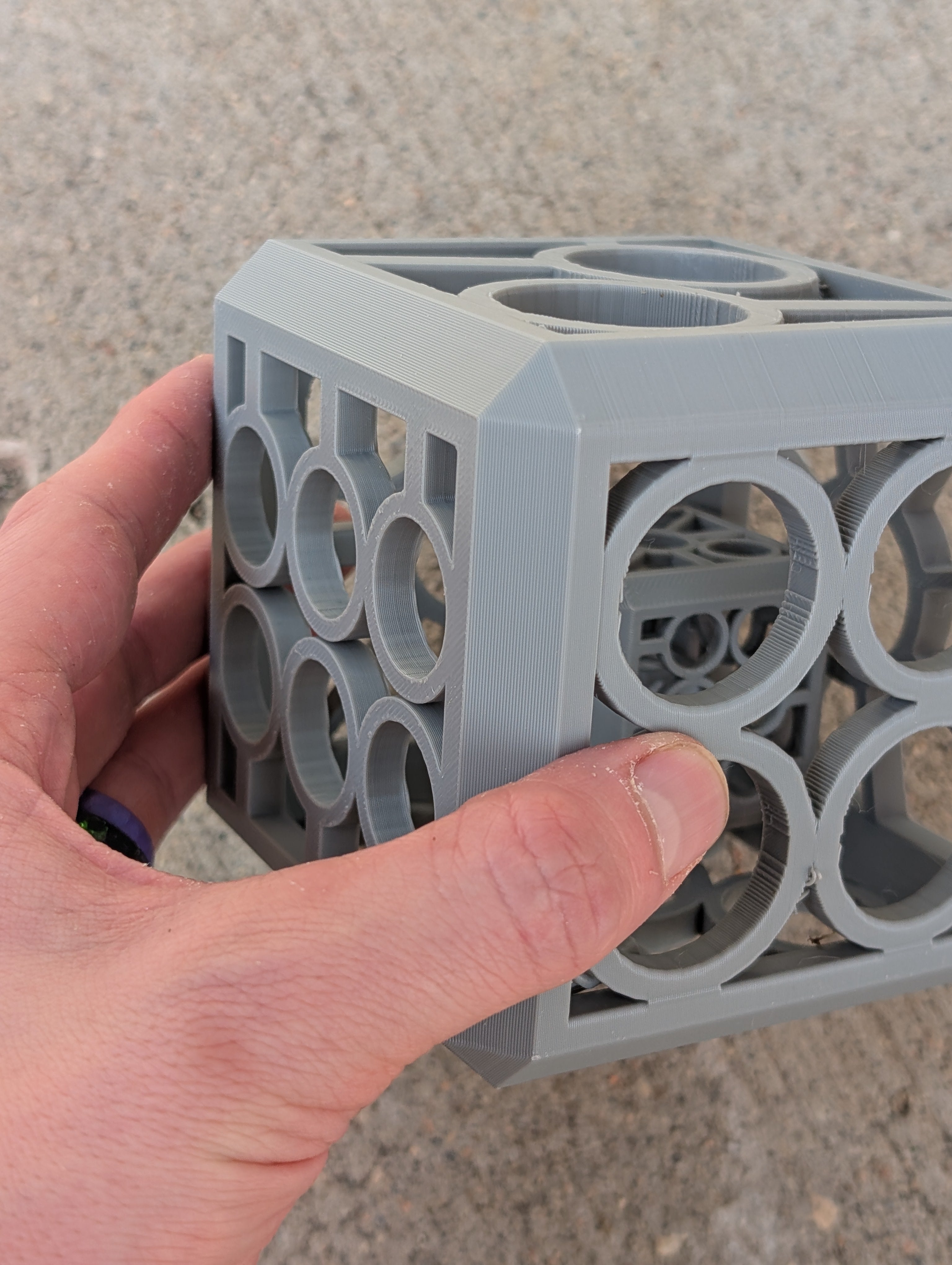 Airless Dice inside of a dice inside of a dice