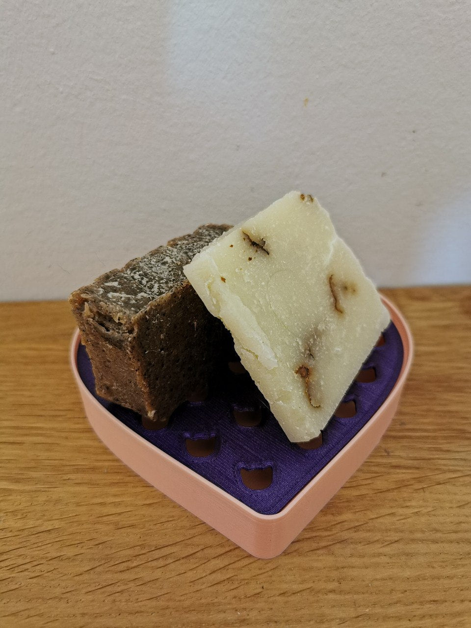Cats soap dish heart