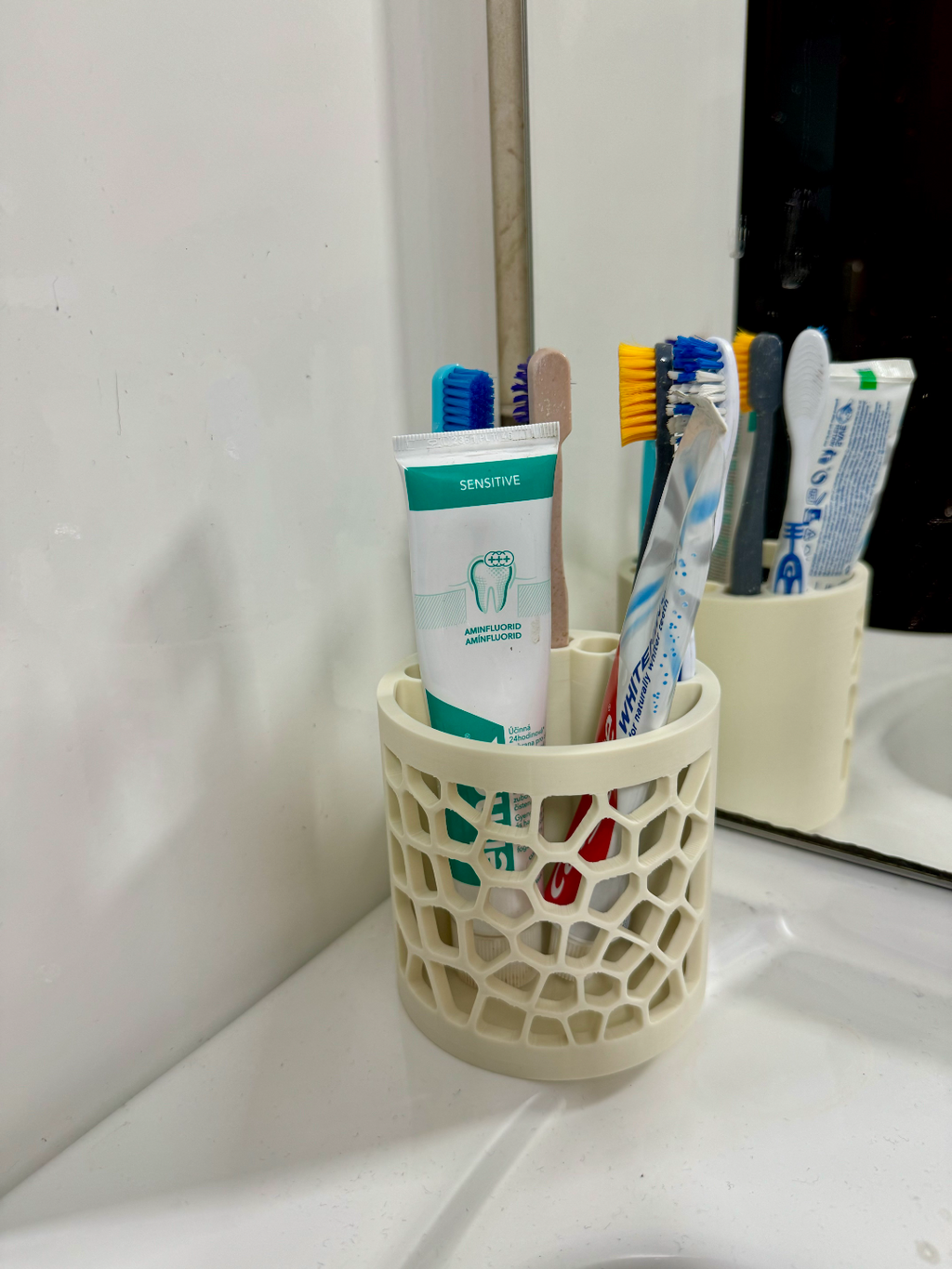 Toothbrush and Toothpaste holder