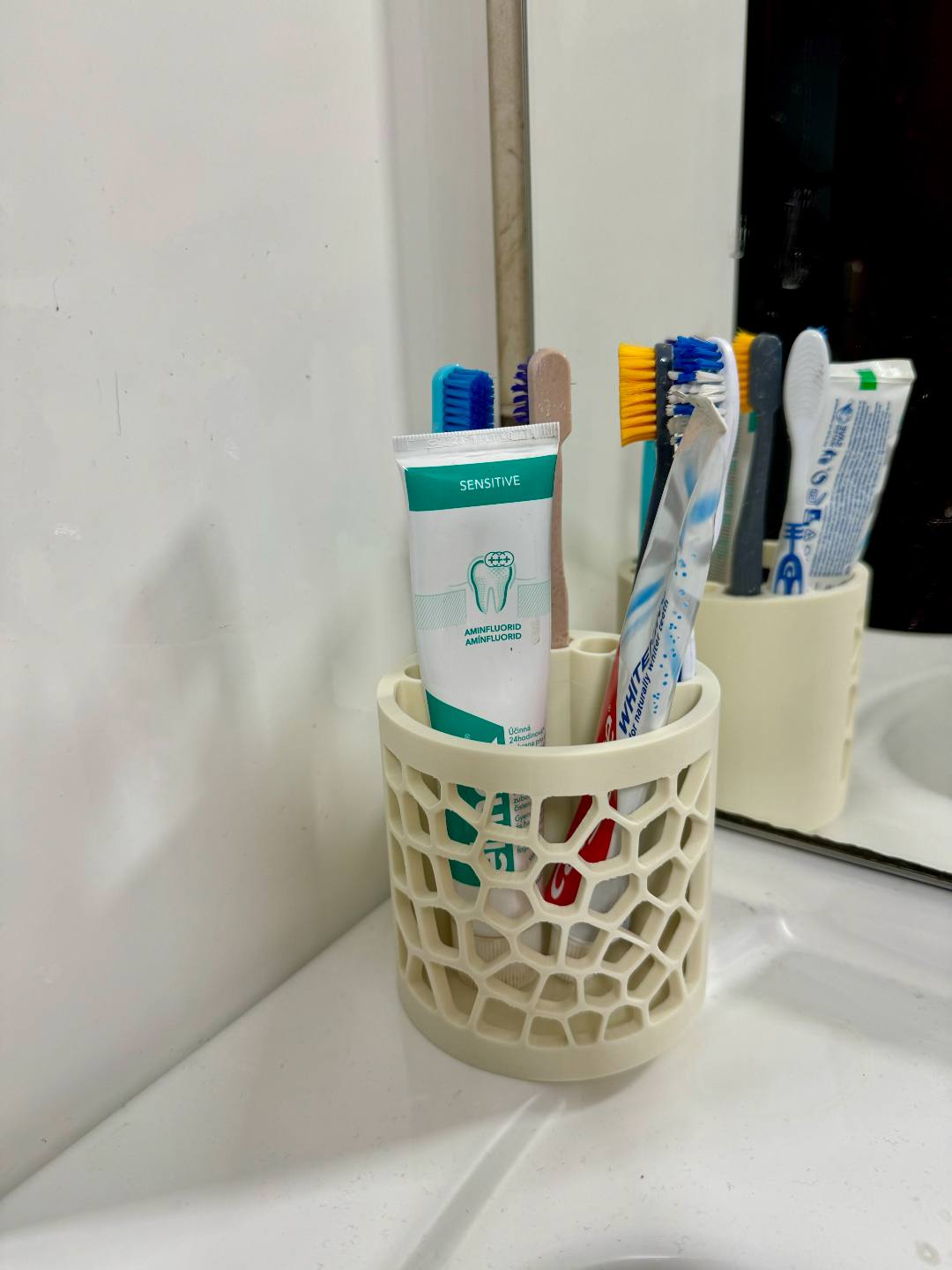 Toothbrush and Toothpaste holder