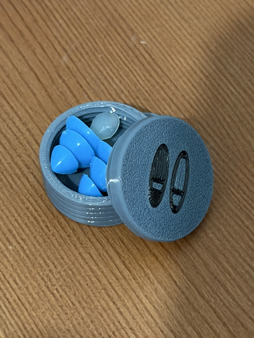 Earplug Case – Compact Threaded Storage Container