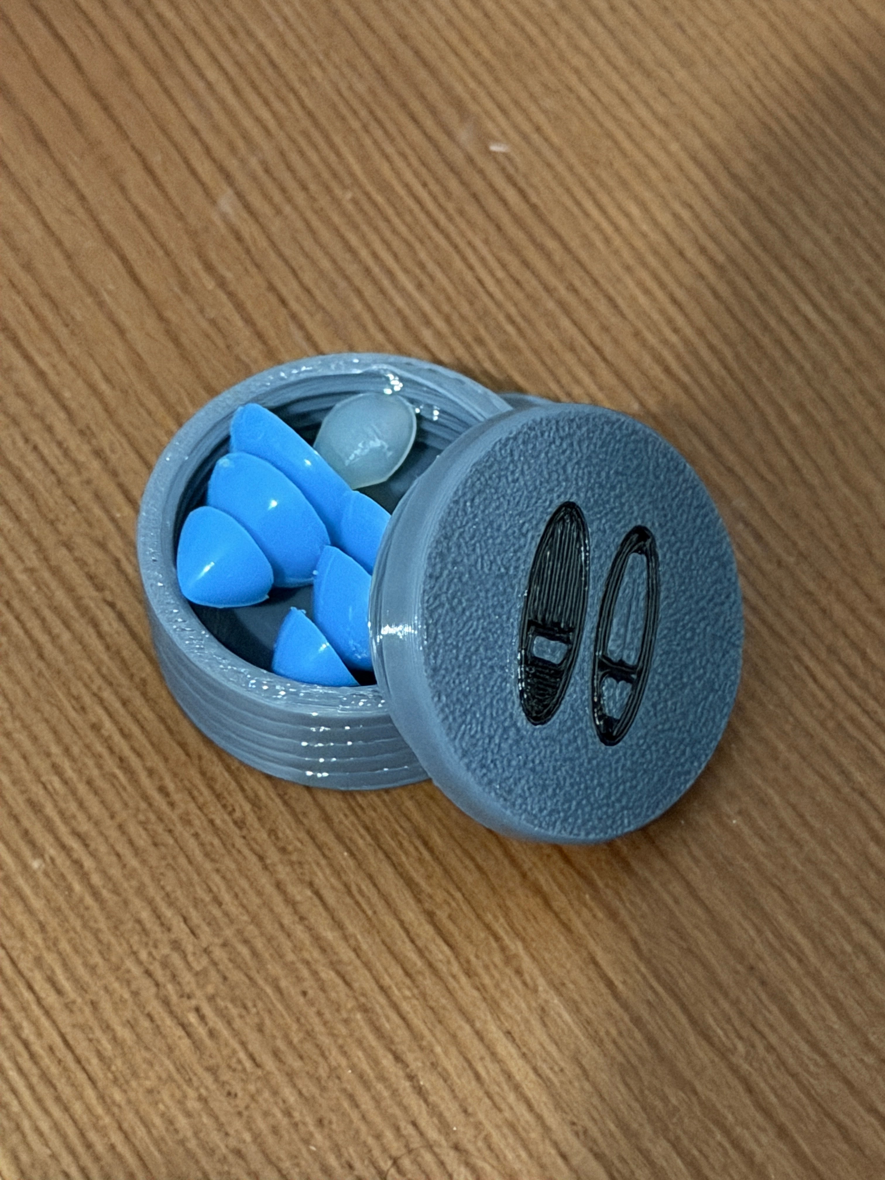 Earplug Case – Compact Threaded Storage Container