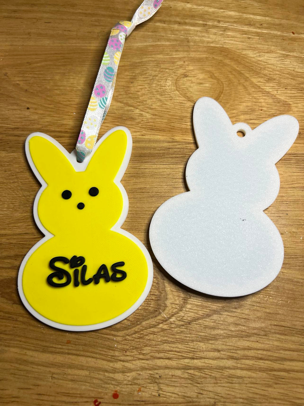 Marshmallow Bunny Tag