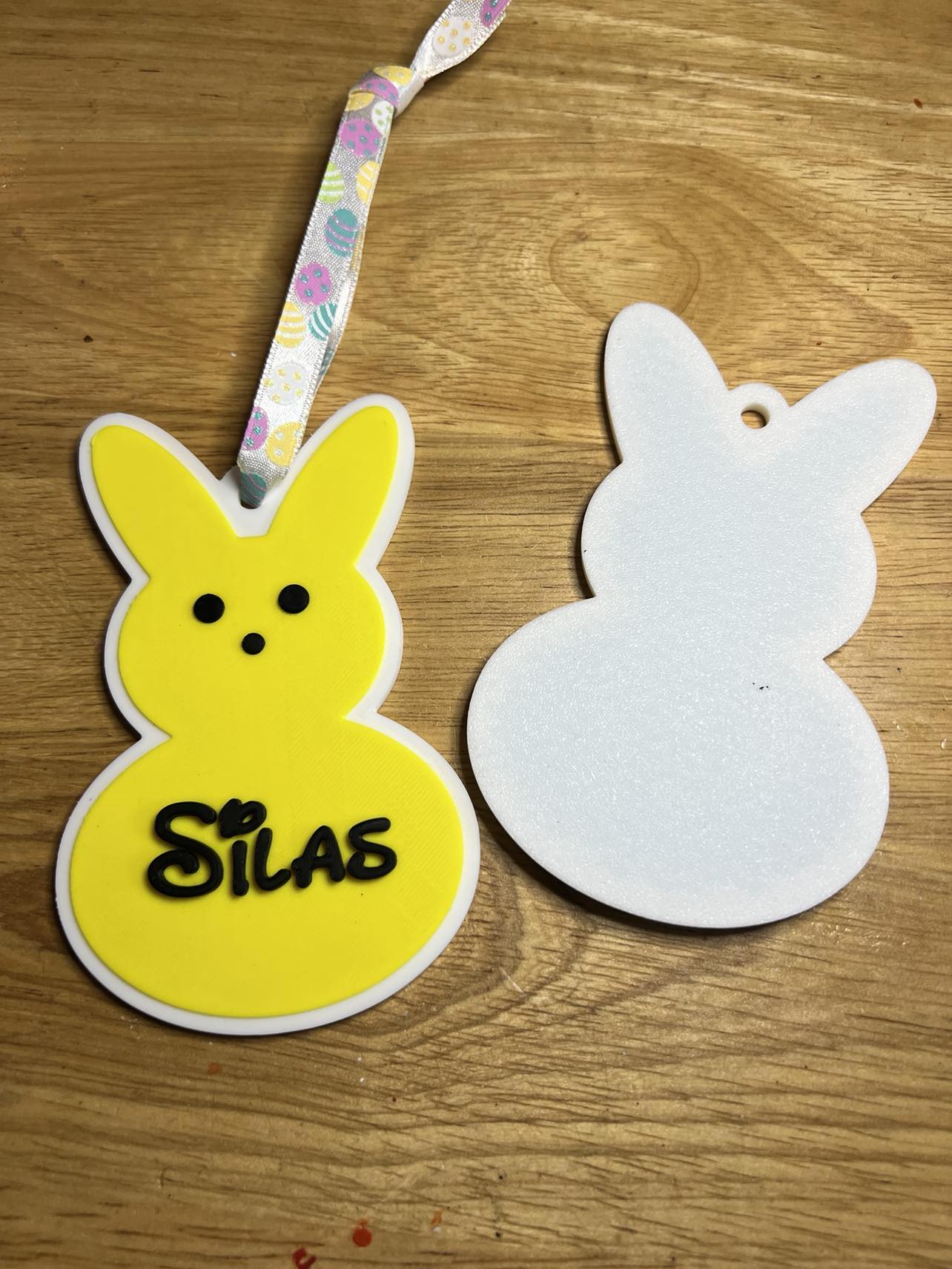 Marshmallow Bunny Tag