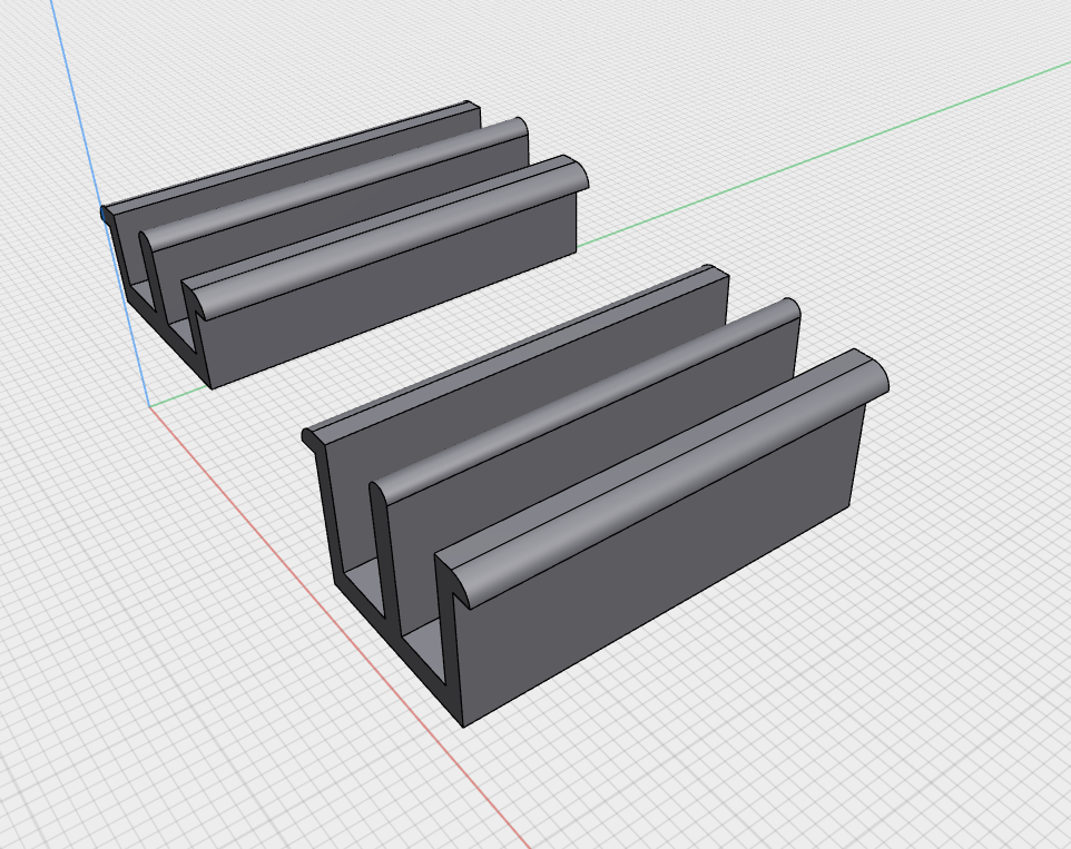 Glass guides for terrarium