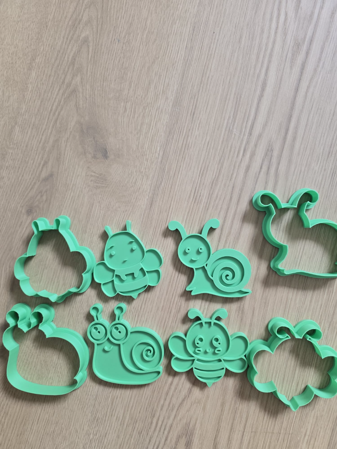 Cute Insect Bugs Bee Snail Cookie Cutter Playdoh