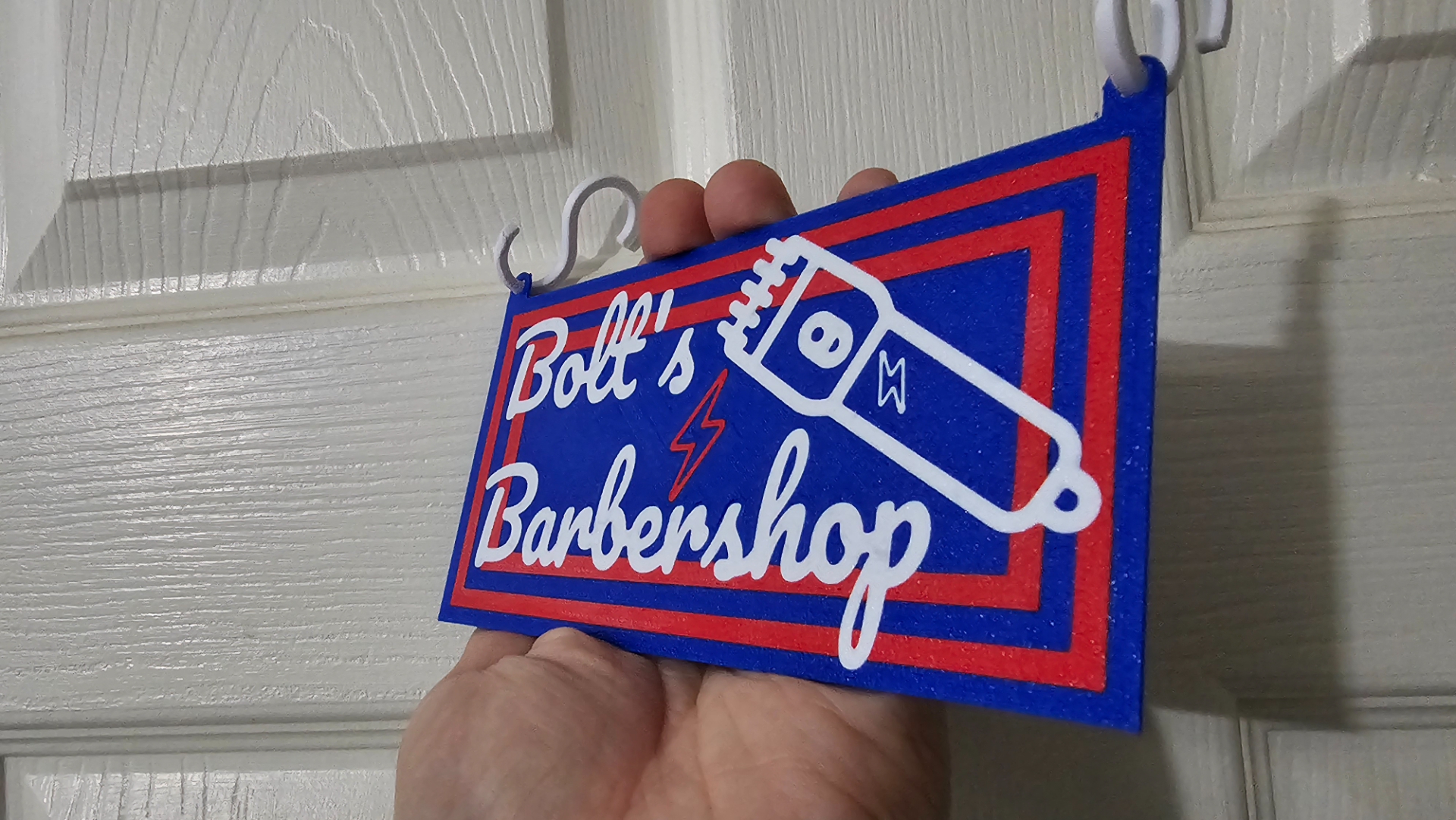 Personalized Barbershop Sign