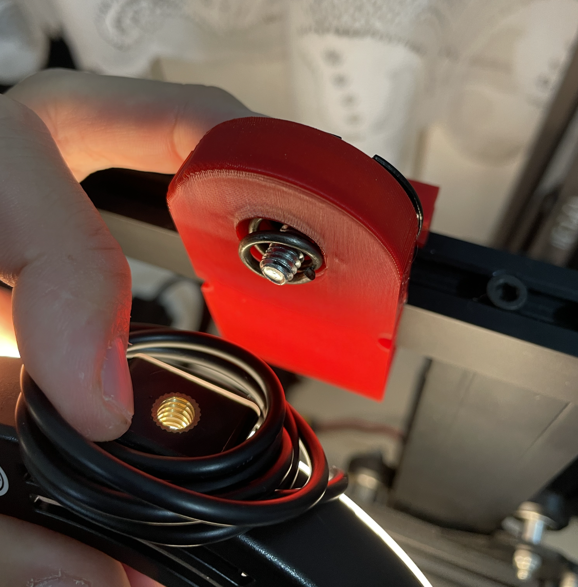 Ring light led Holder for 2020 frame (Ender 3 etc)