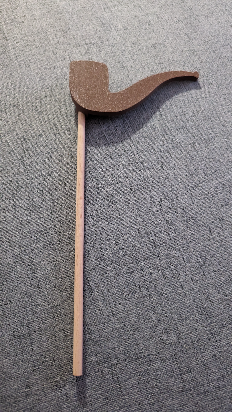3D Printable Photobooth Accessory - Pipe