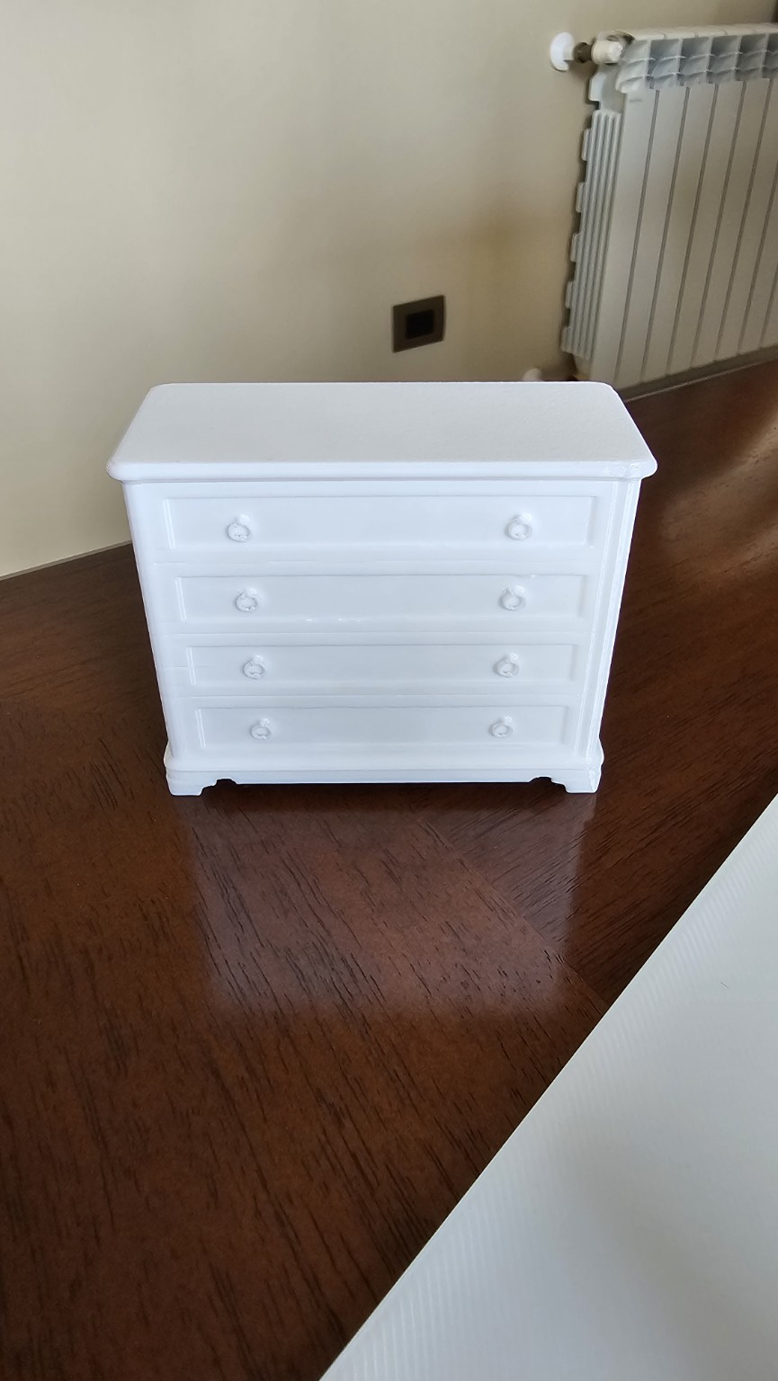 Classic Dollhouse Dresser