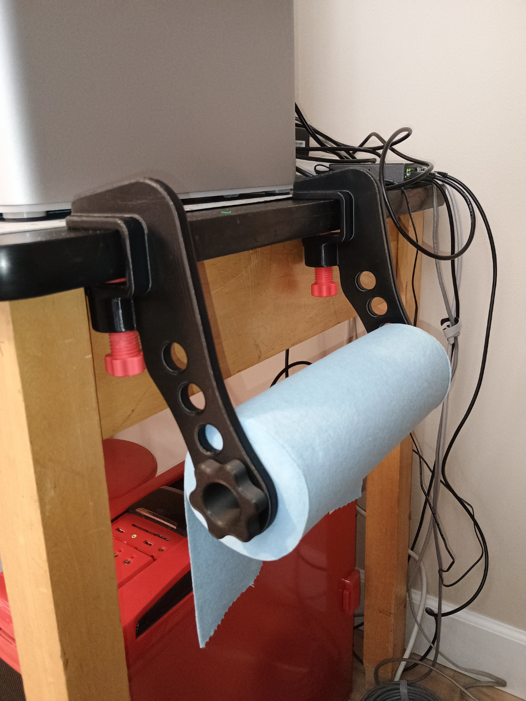 Paper Towel Holder Clamp Remix