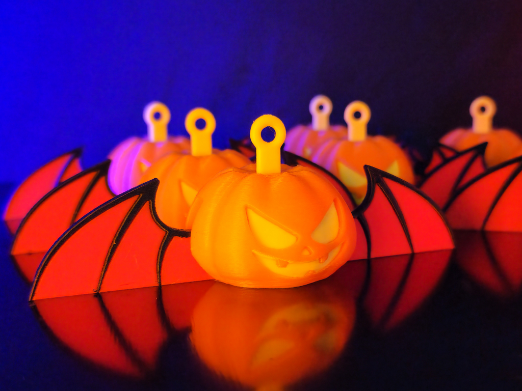 Bat Pumpkin（Print-in-place）