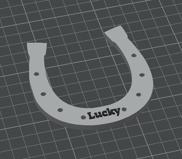 Hufeisen "Lucky" – Glücksbringer & Pferdedeko