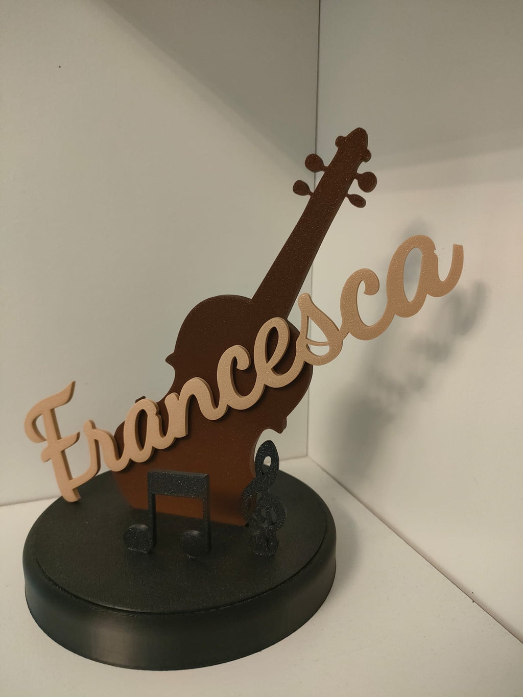 OGGETTO D'ARREDO MUSICALE CON NOME