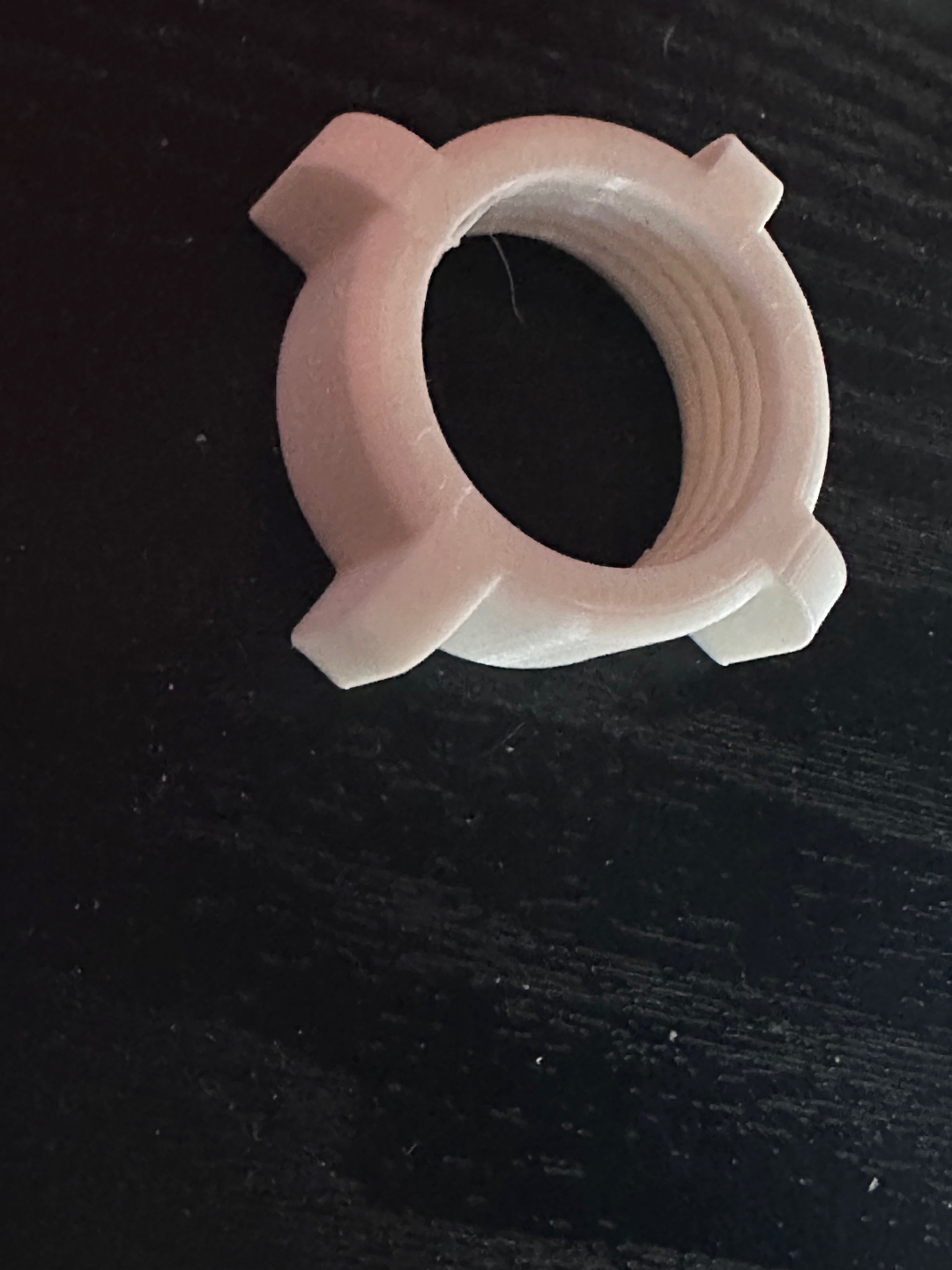Locking nut for phone holder