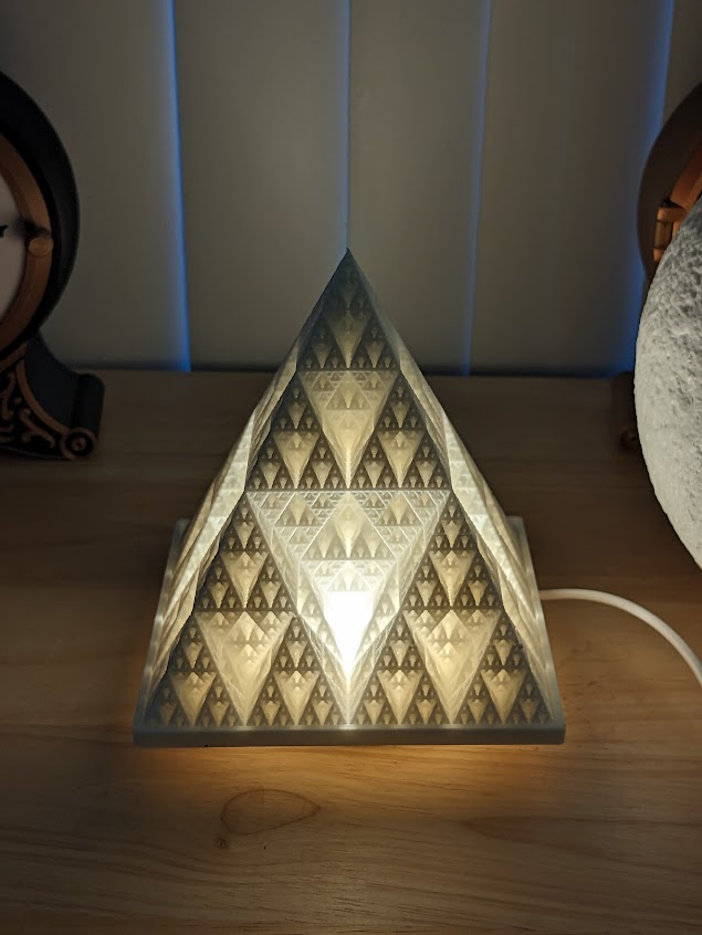 Decorative Lit Fractal Tree