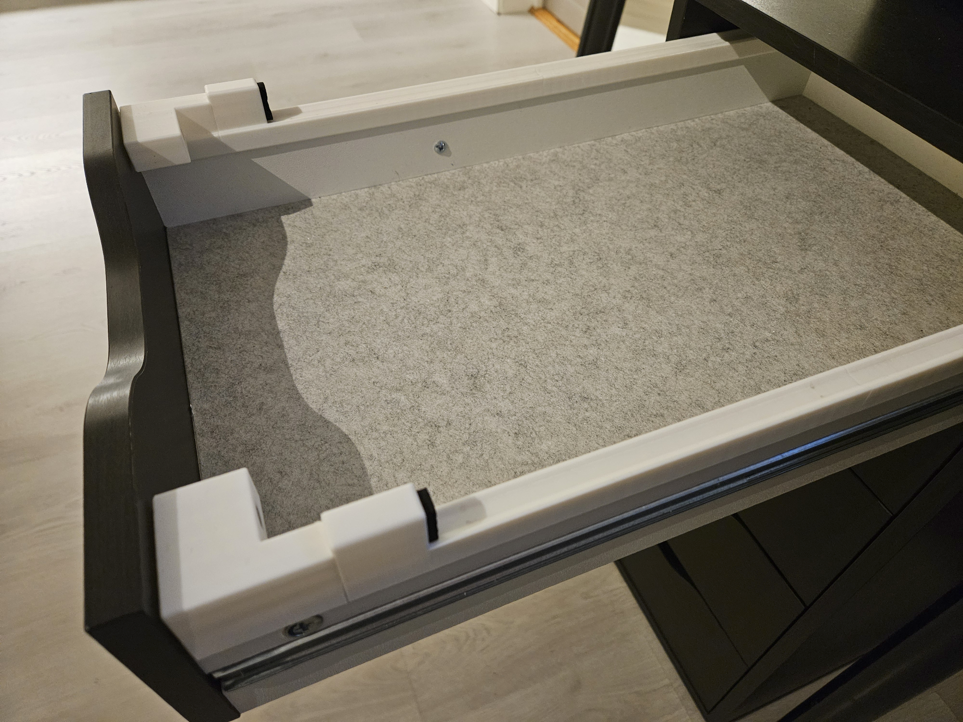 Table-in-a-Drawer (IKEA ALEX Drawer Unit)