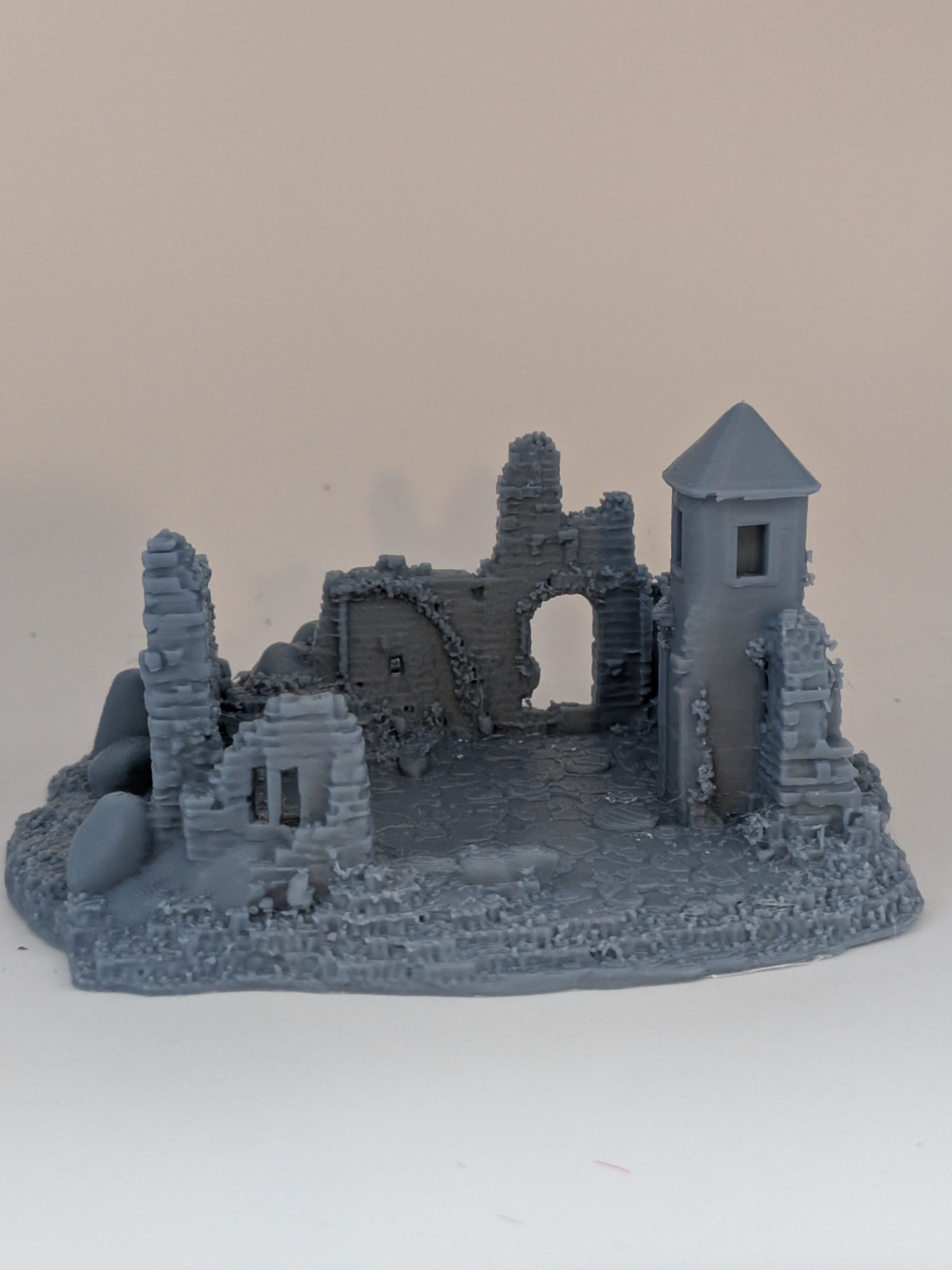 old castle ruin for terrain building