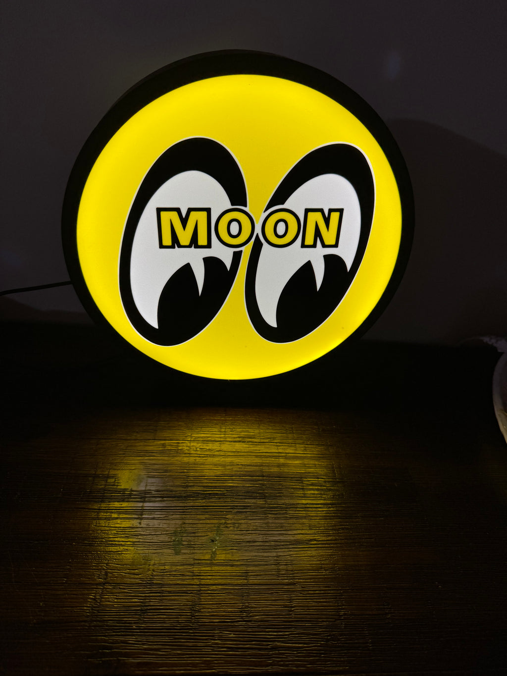MoonEyes Logo Light Box w/ Stand