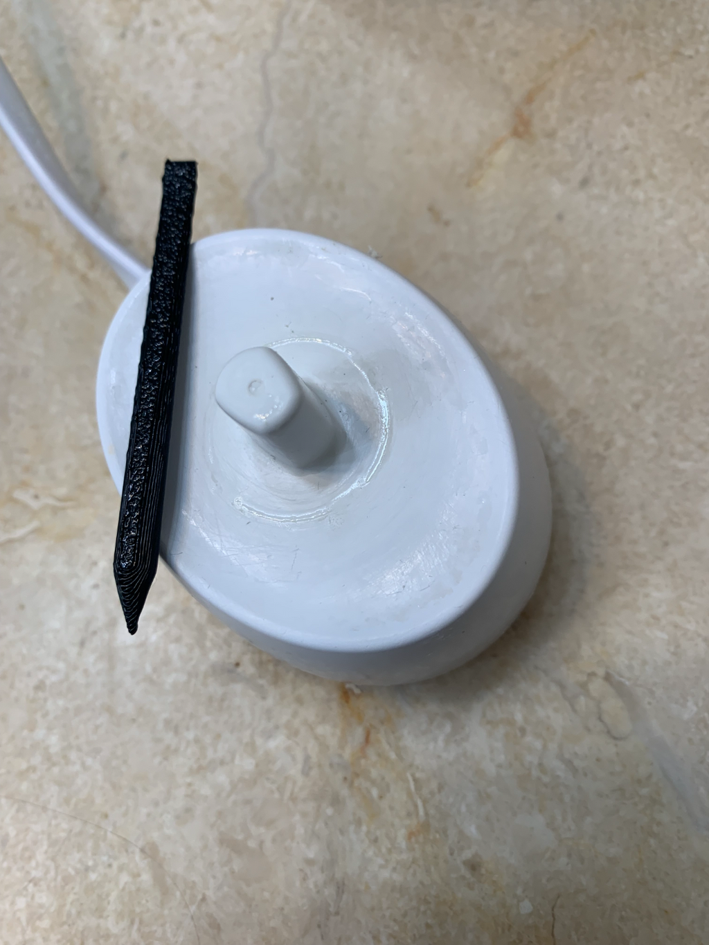 Electric toothbrush gunk cleaner