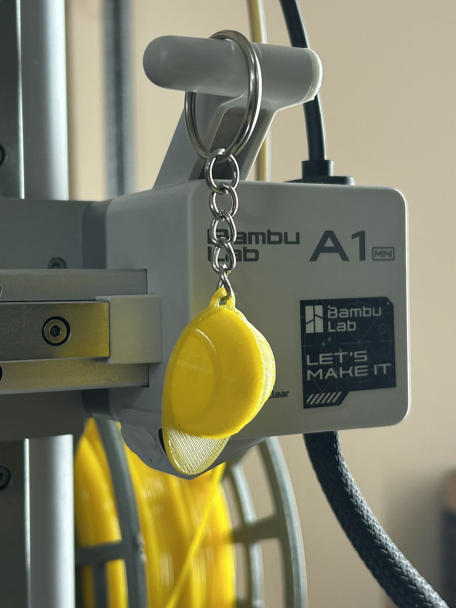 Construction/Engineer Helmet Key Ring