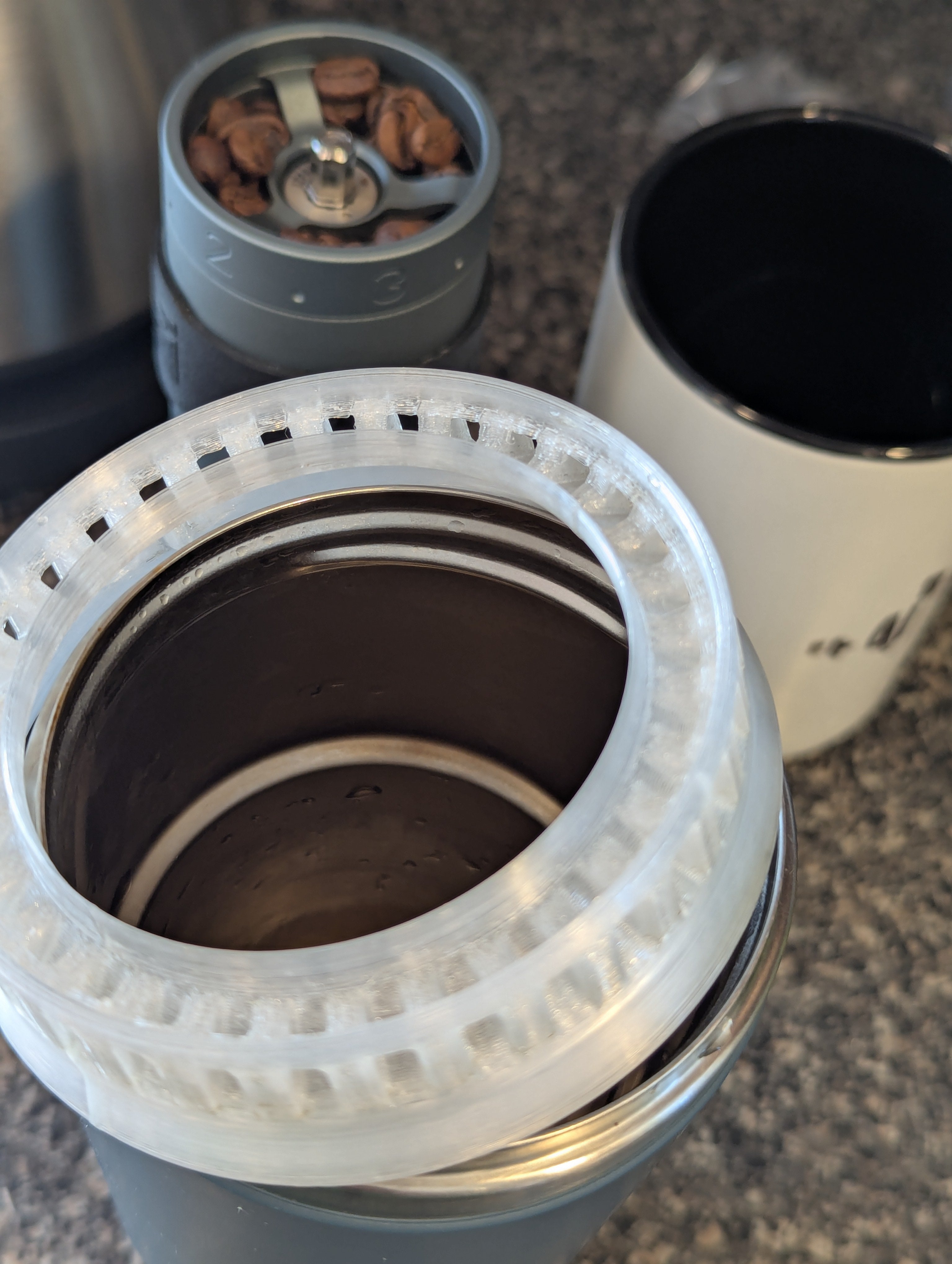 AeroPress XL coffee maker coupler for joeveo mug
