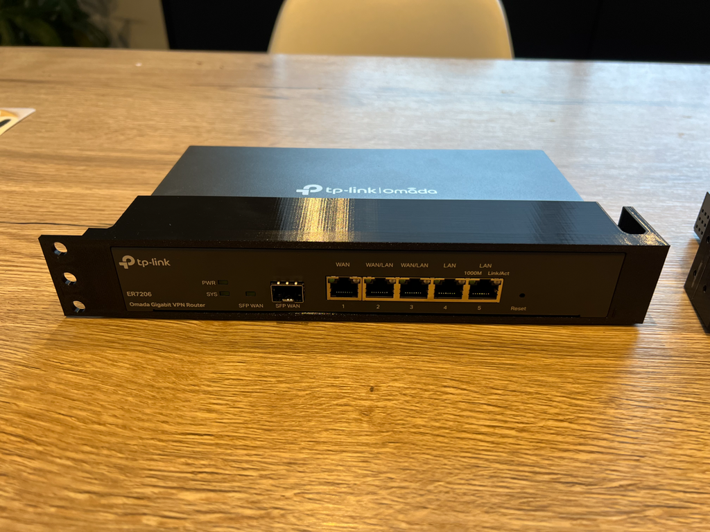 Rack mount for TP-Link TL-ER7206 + TL-SG108(PE)