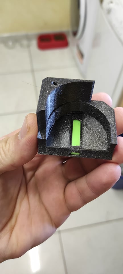 X axis motor cover for Mini Bear With Prusa text