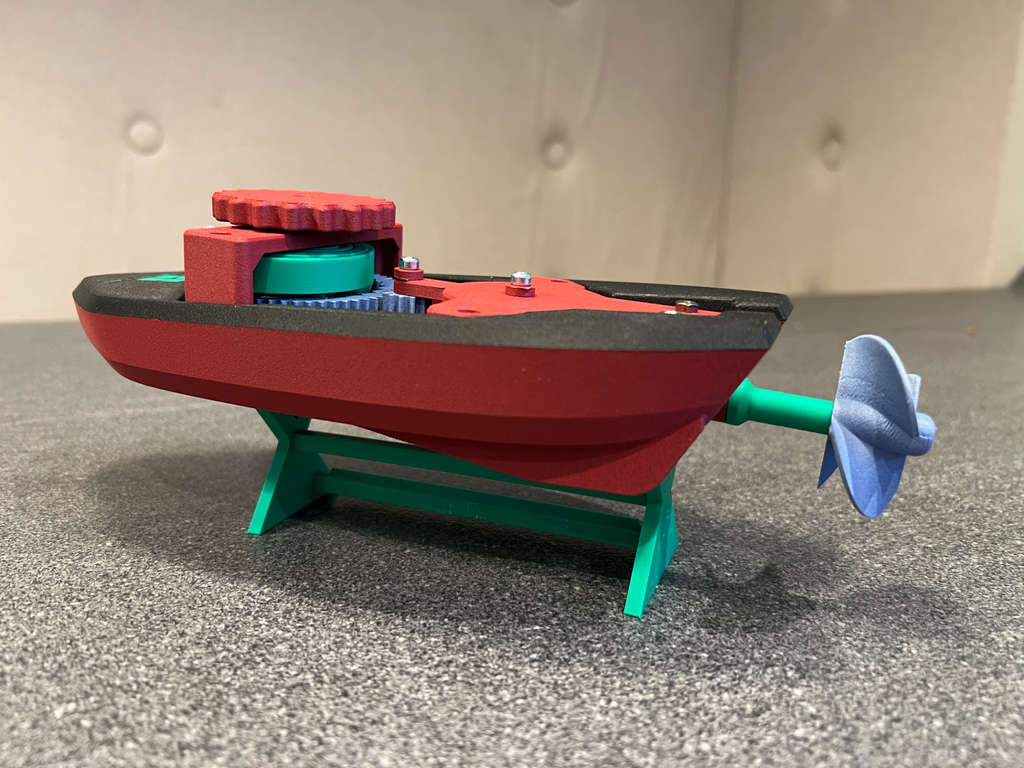 Wind-Up Bathtub Boat - Badewannenboot (Single /Dual Color)