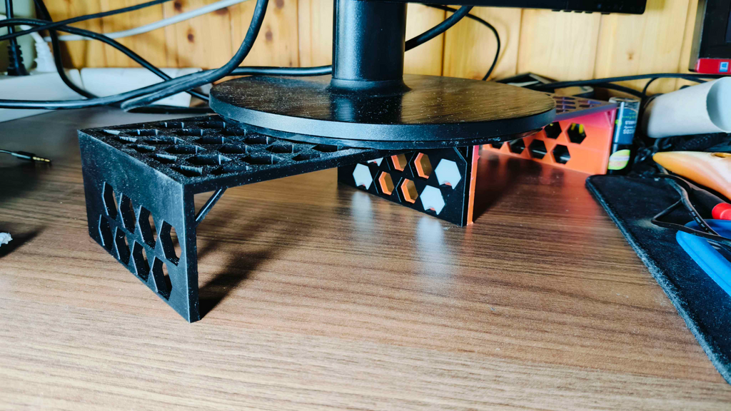 "Modular" Monitor riser for A1 mini with drawers