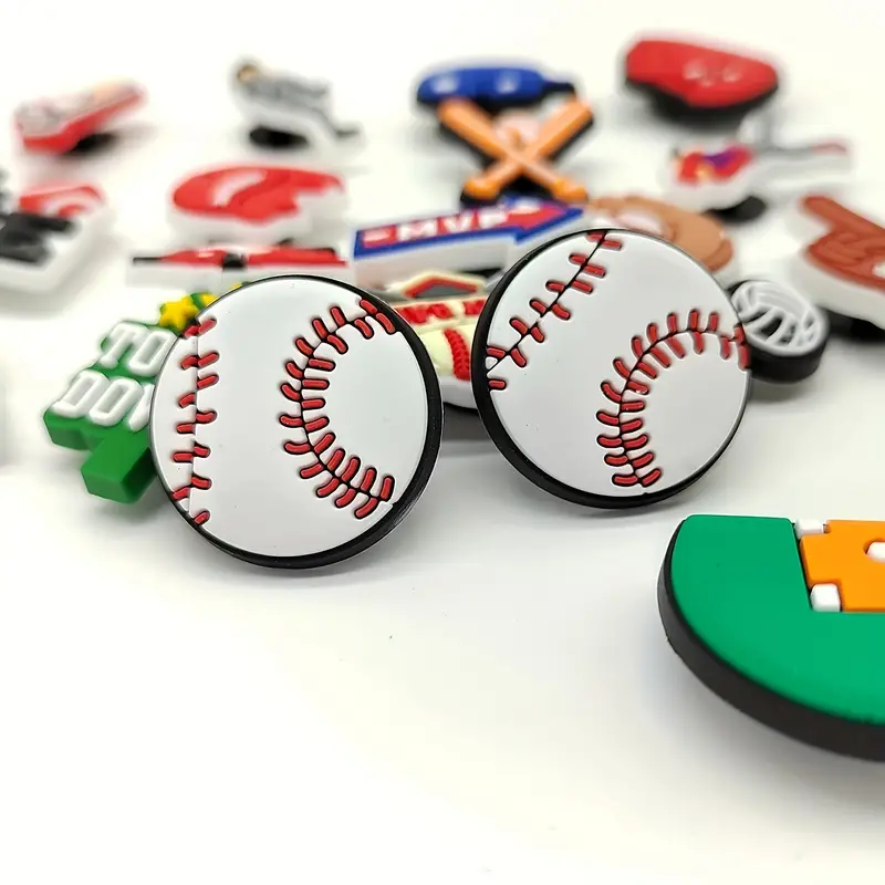 baseball croc charm (Multi-/Single color)