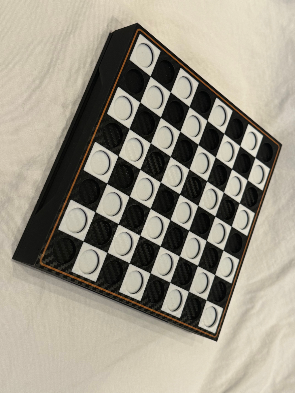 Chess with foldable Chessboard and 2Color Figures