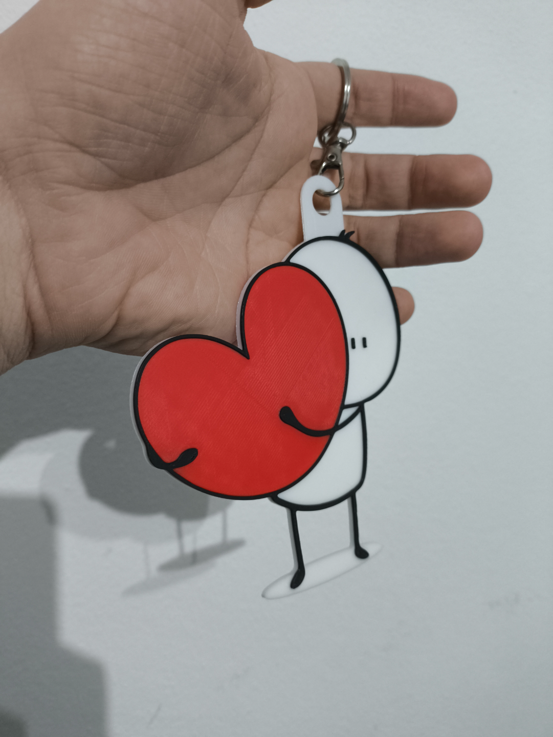 Keychain Heart Love