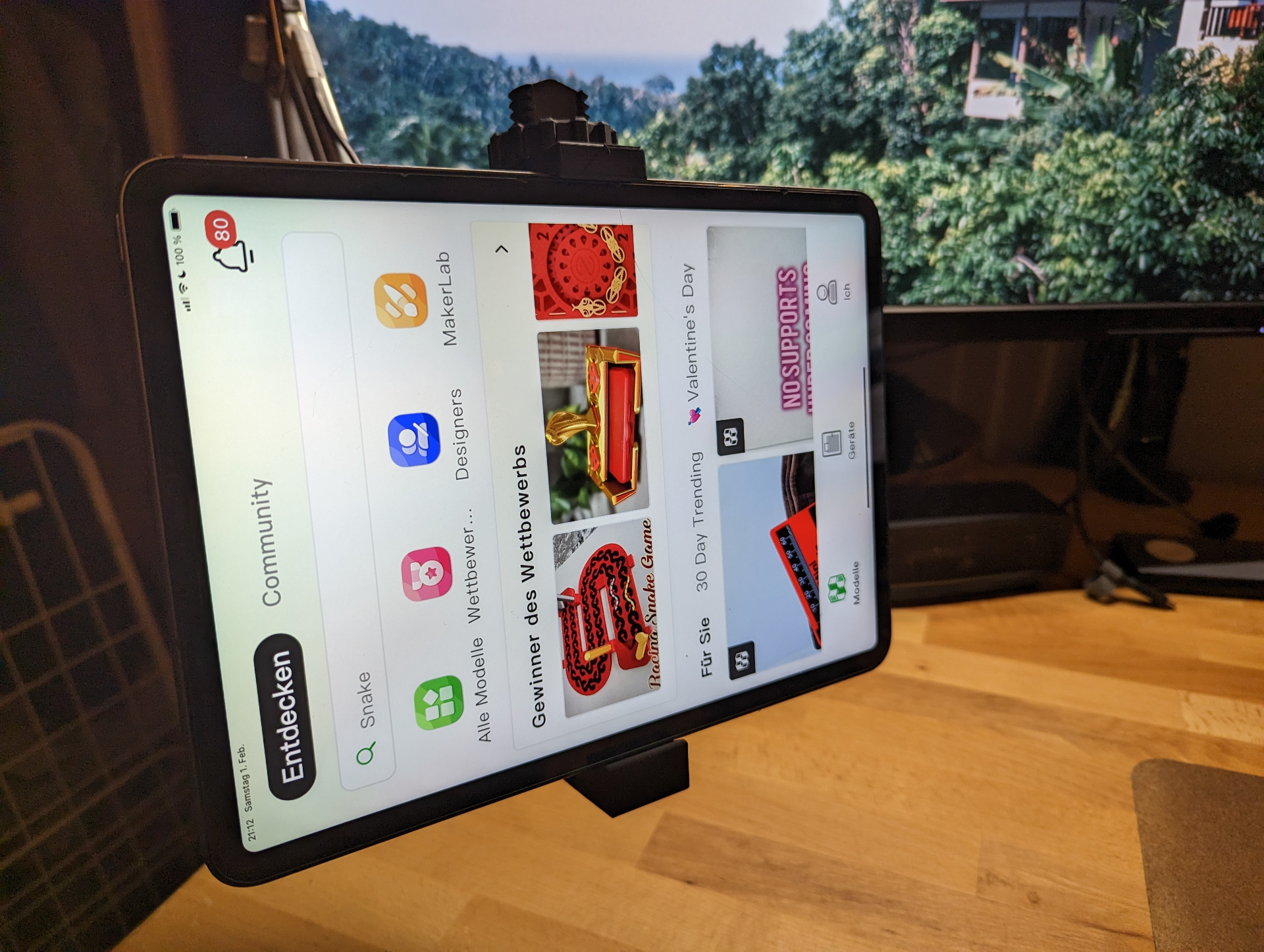 Ikea Lival Tablet Mount (iPad, Switch, etc)