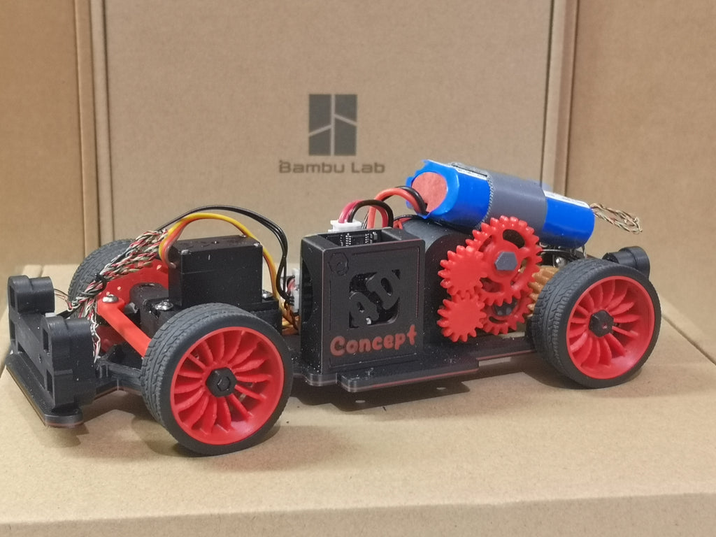 Cyber Van - VW Combi - Cyberbrick - RC