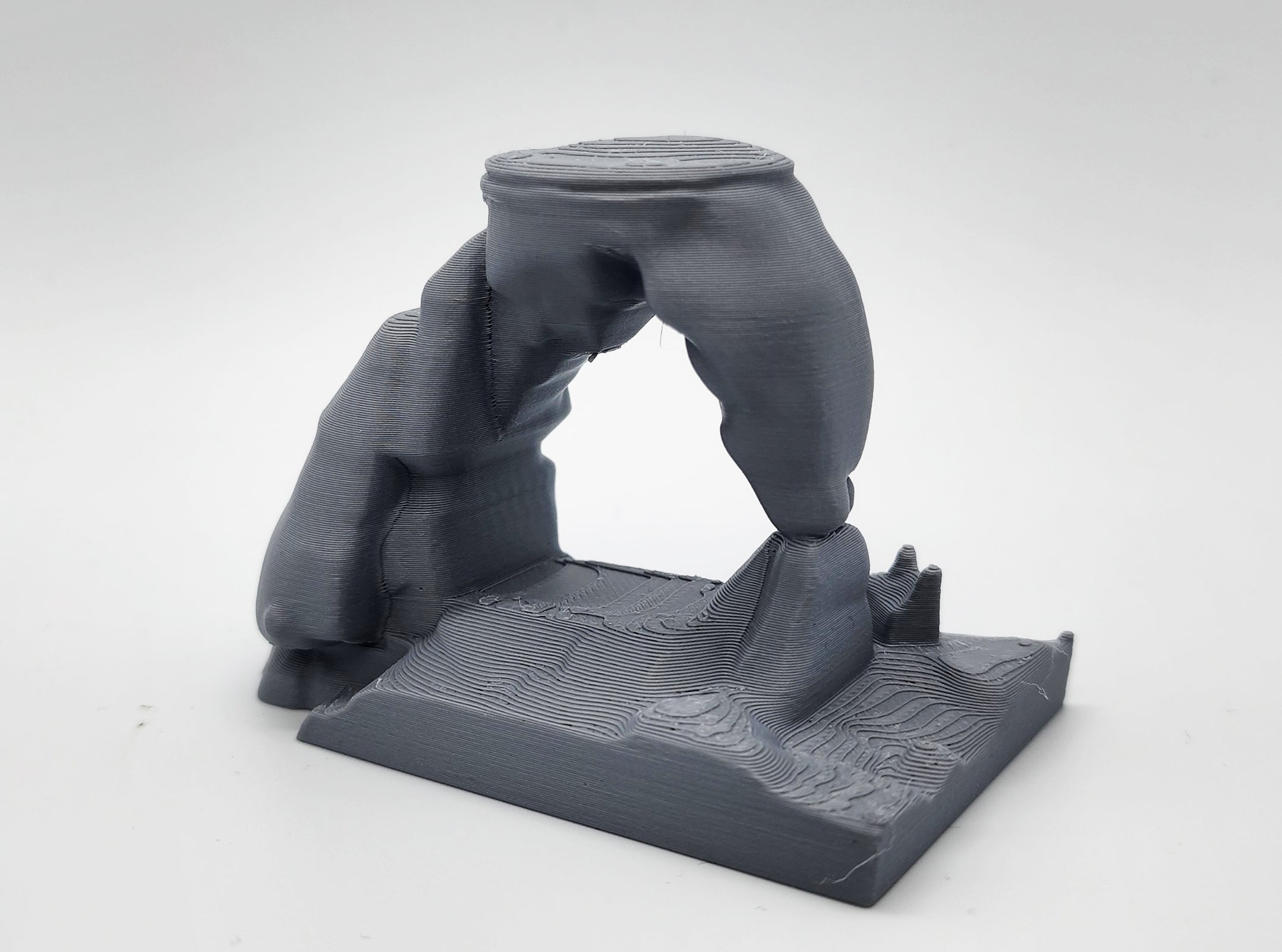 Rocky Arch with Platform Miniature