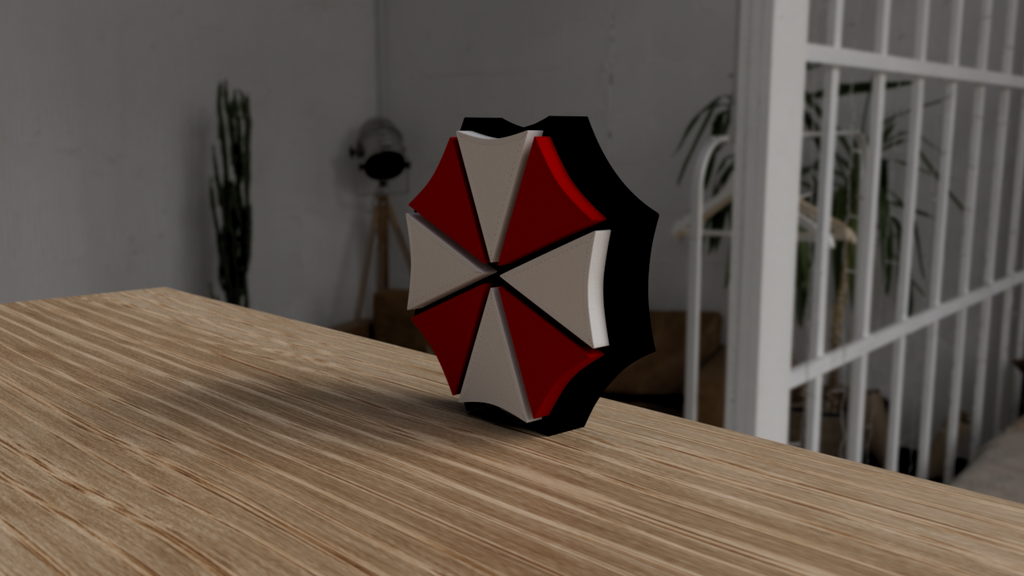 Umbrella Corp. Logo decoration (Resident Evil)
