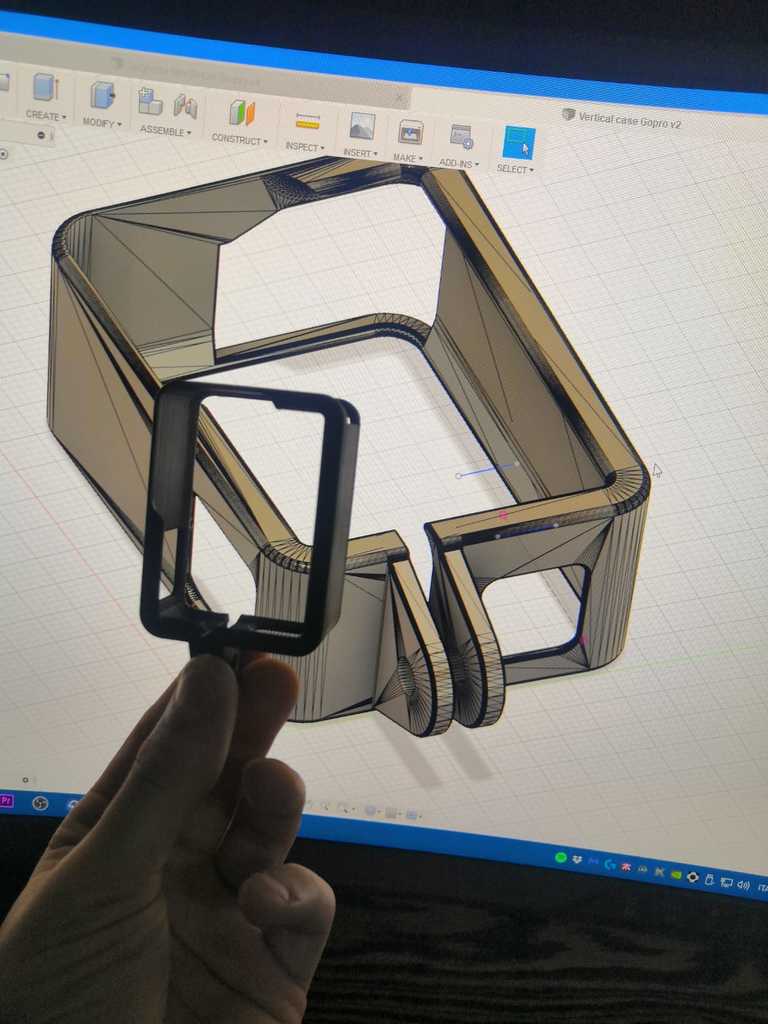 GoPro Hero 5/6/7 vertical frame