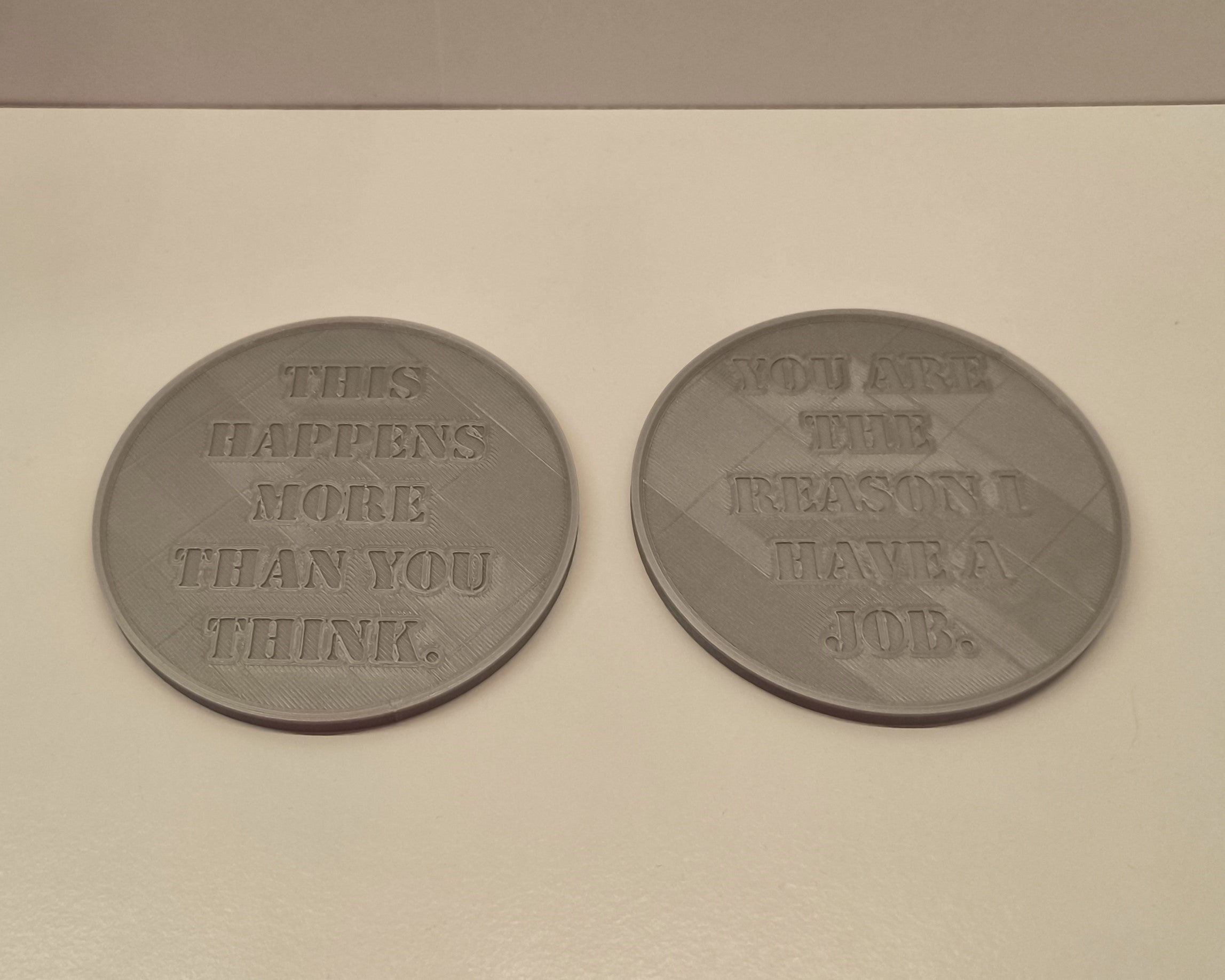 Coaster Set + Holder (Customizable Coaster)