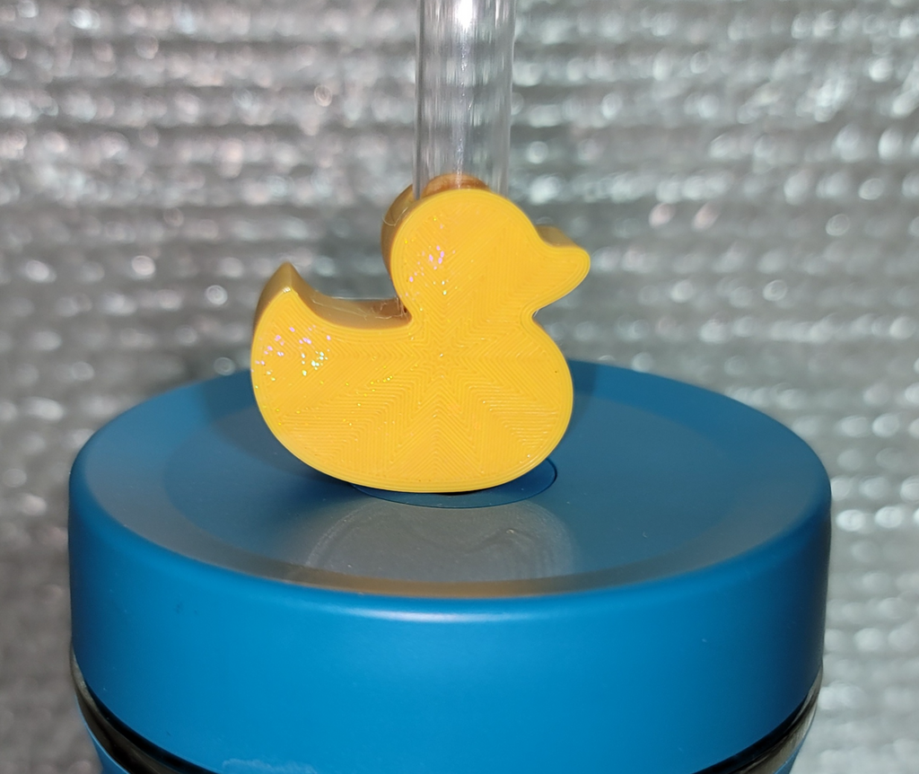 Duck Straw Topper