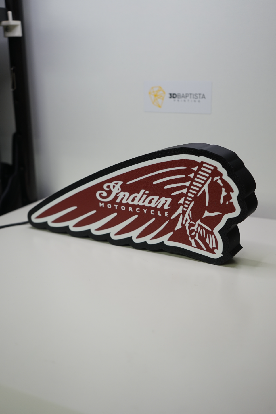 Logo Indian Motorcycles light box